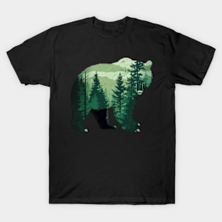 Grizzly Bear River Rompers T-Shirt